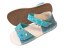 Dětské kožené barefoot sandály MIRRISA zelená