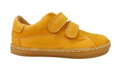 kožené žluté barefoot dětské tenisky