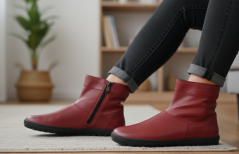 oty na zip COOL červená, s hřejivou podšívkou červená