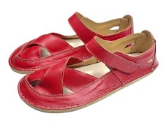 Dámské barefoot baleríny KRÉTA červená