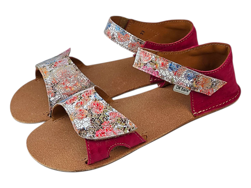 Dětské kožené barefoot sandály ISA/X - navrhněte si
