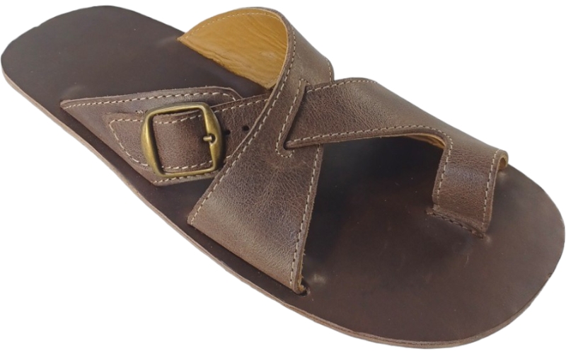 letní barefoot nazouváky s přezkou