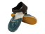 Dětské zateplené kožené barefoot boty MIROL zelená