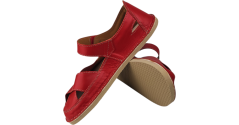 Dámské barefoot baleríny KRÉTA červená