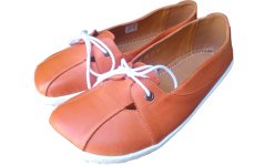 oranžové barefoot baleríny