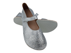 Dámské společenské barefoot baleríny CHICORY stříbrná