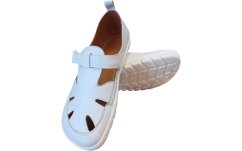 Kožené barefoot dámské boty TULA  bílá