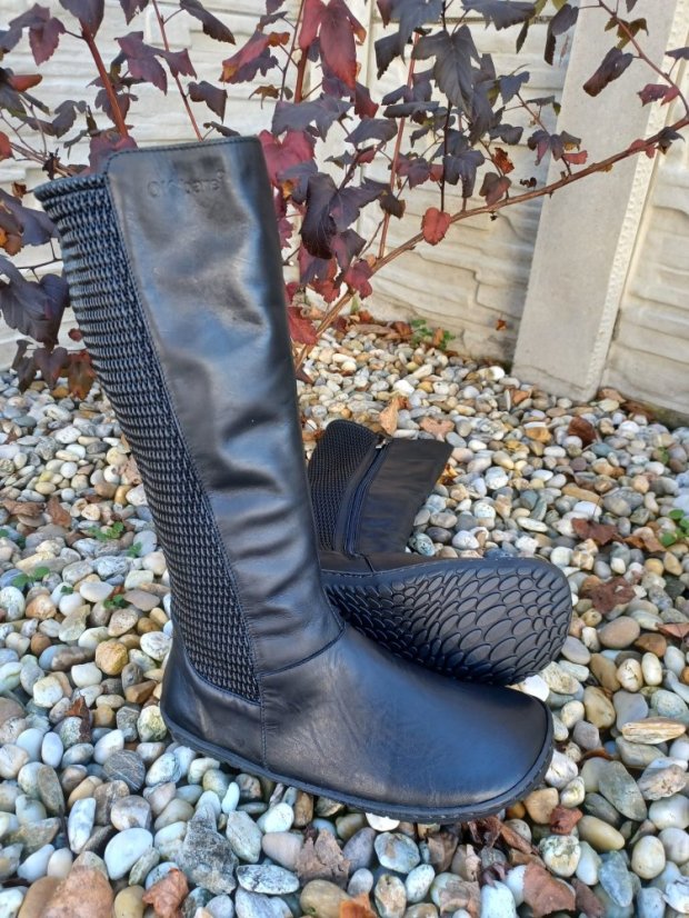 Módní a stylové barefoot dámské kozačky