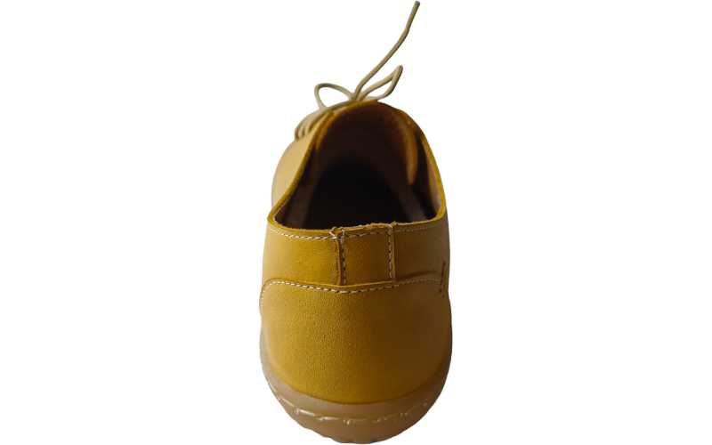 Dámská barefoot kožená obuv CARMEN žlutá