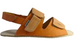 Kožené dámské barefoot  sandály JELI/I oranžová