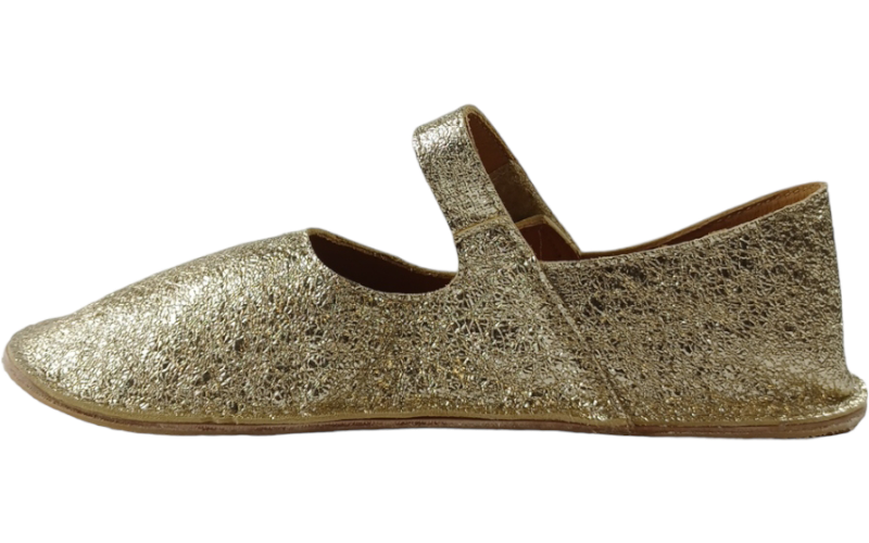 Společenské barefoot baleríny CHICORY v metalických barvách