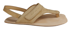 Kožené dámské barefoot  sandály FIN/I/X hnědá