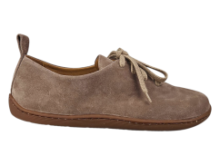 Dámské barefoot boty z přírodní velurové kůže FERN hnědá