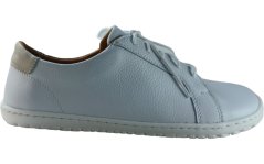 Kožené barefoot tenisky s efektní patou ESTER bílá/krémová