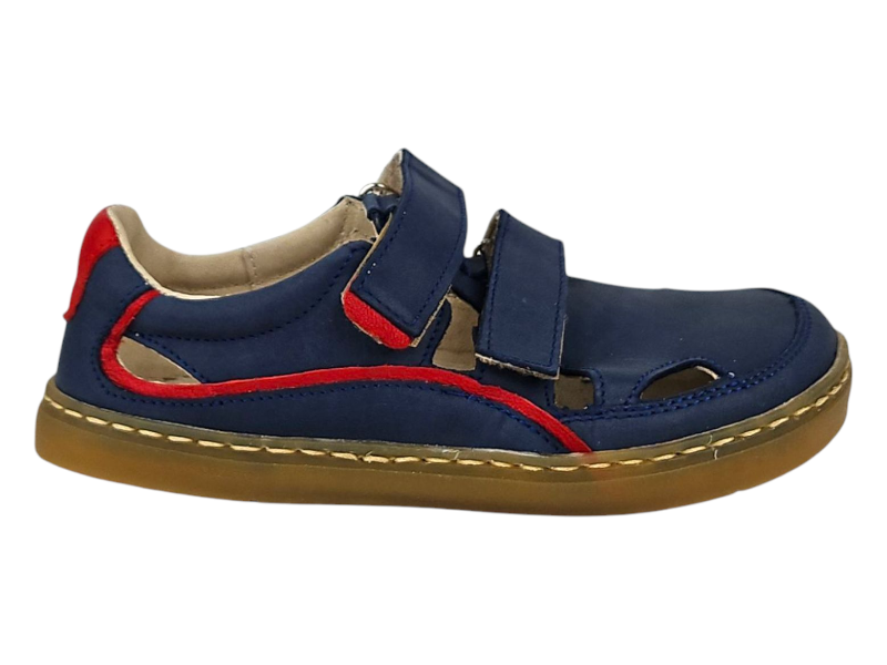 Dětské  otevřené barefoot tenisky LINDEN modrá