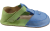 modro-zelené barefoot sandálky